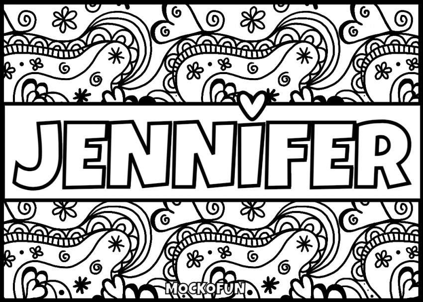 60 Name Coloring Page Generator 6