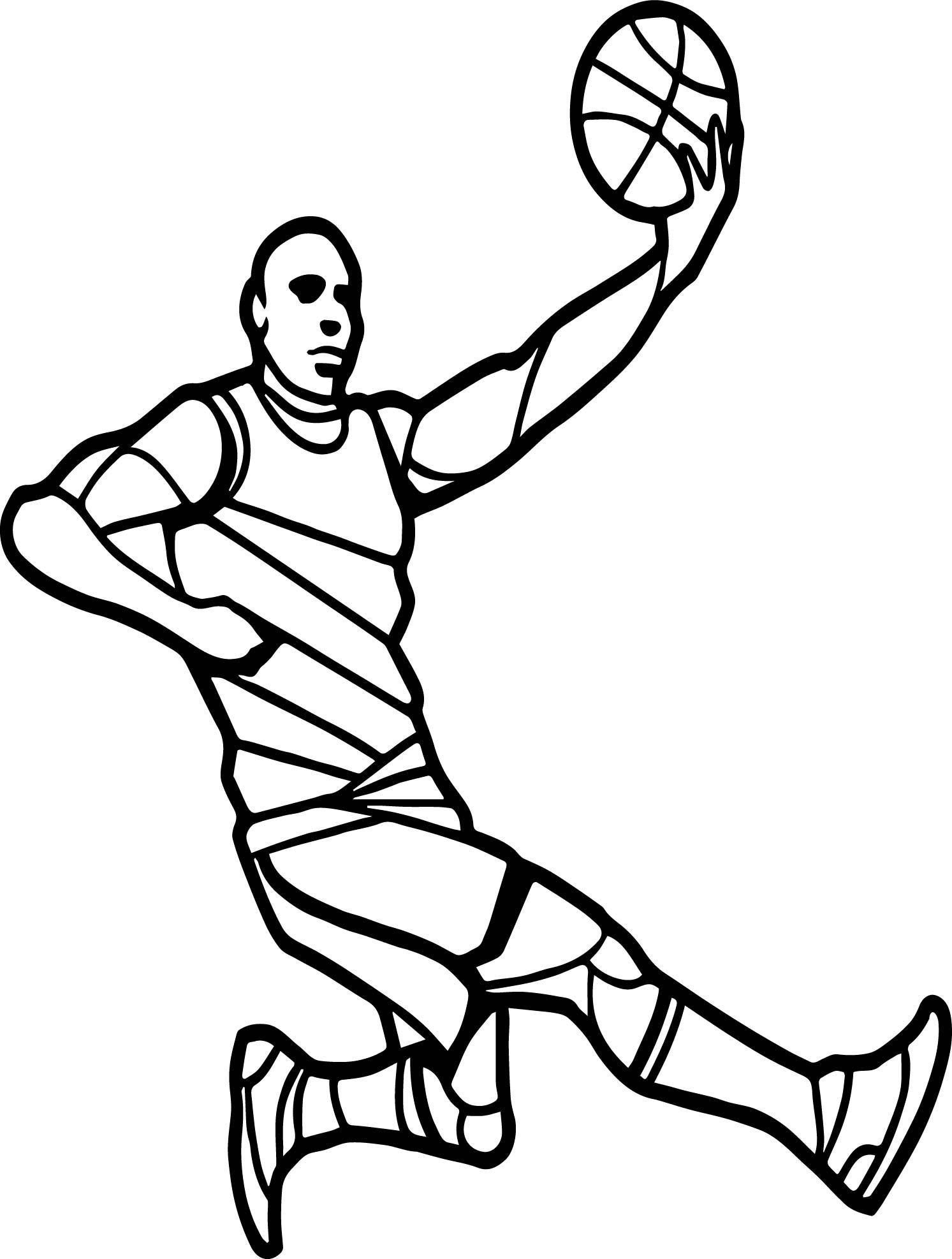 61 Basketball Players Coloring Pages 16