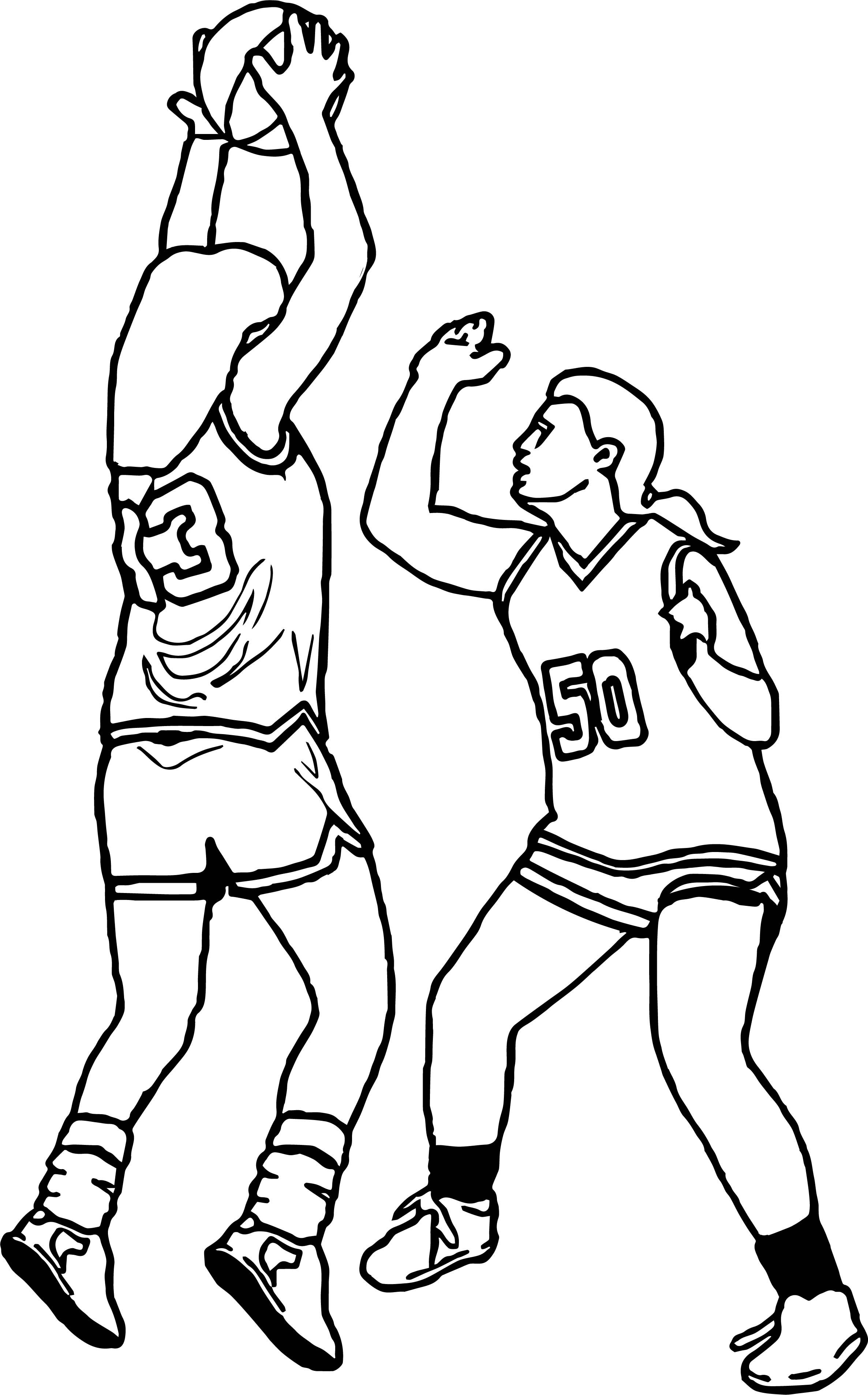 61 Basketball Players Coloring Pages 18