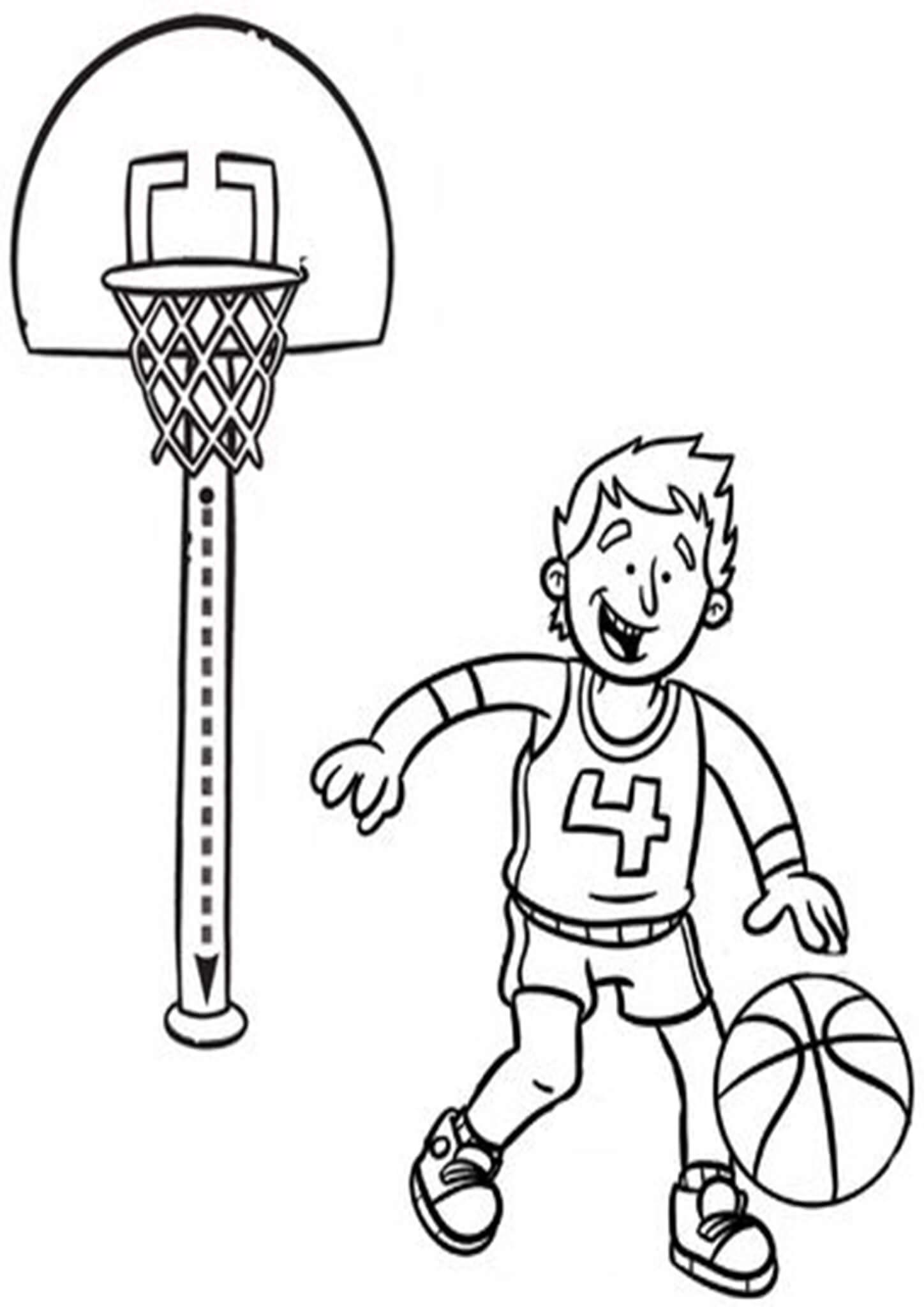 61 Basketball Players Coloring Pages 20