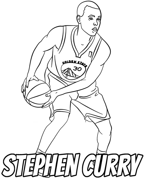 61 Basketball Players Coloring Pages 24