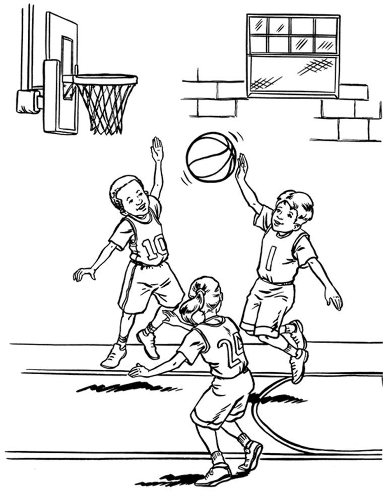 61 Basketball Players Coloring Pages 26