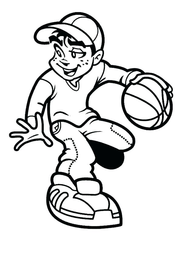 61 Basketball Players Coloring Pages 28