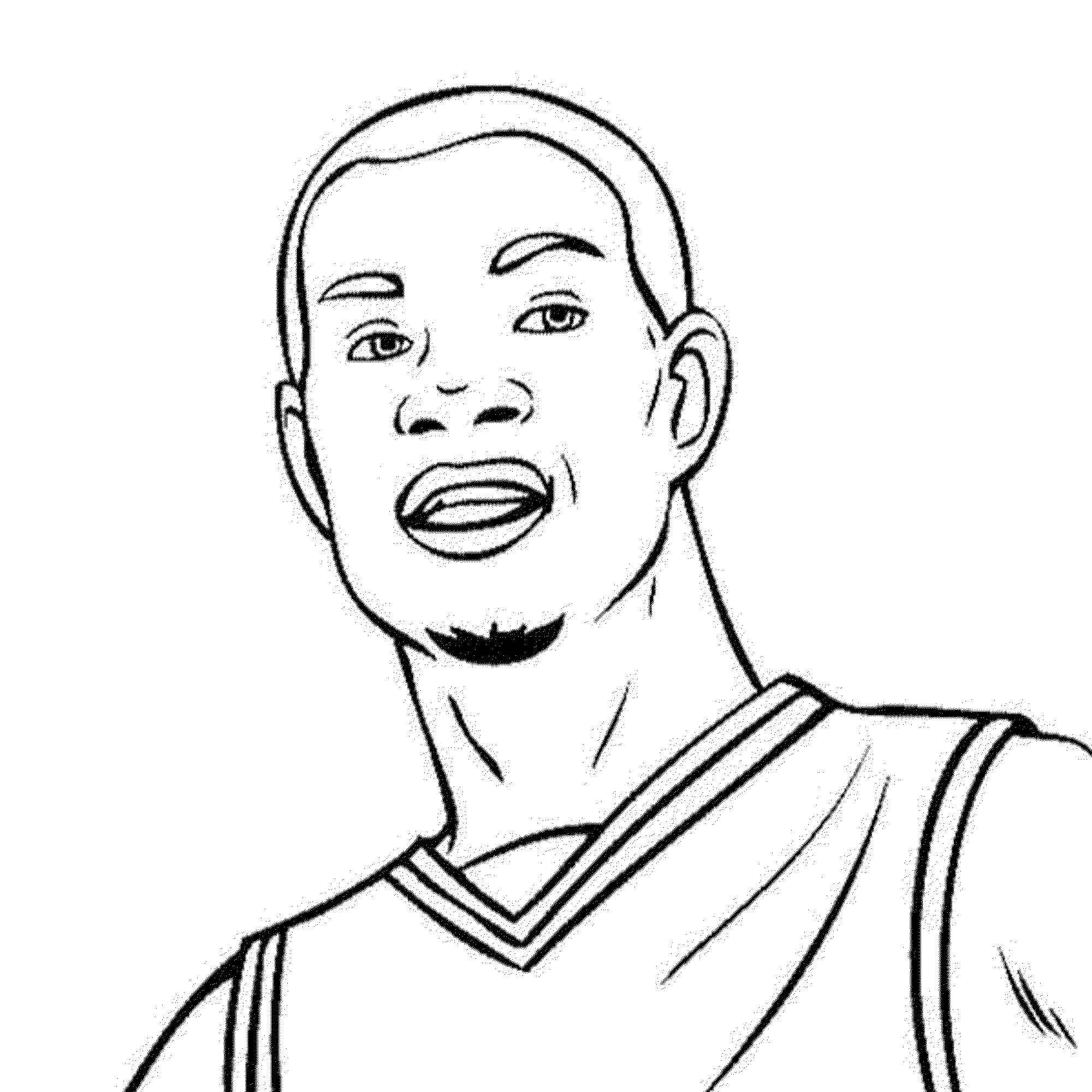 61 Basketball Players Coloring Pages 31