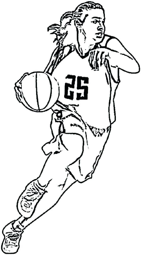 61 Basketball Players Coloring Pages 39