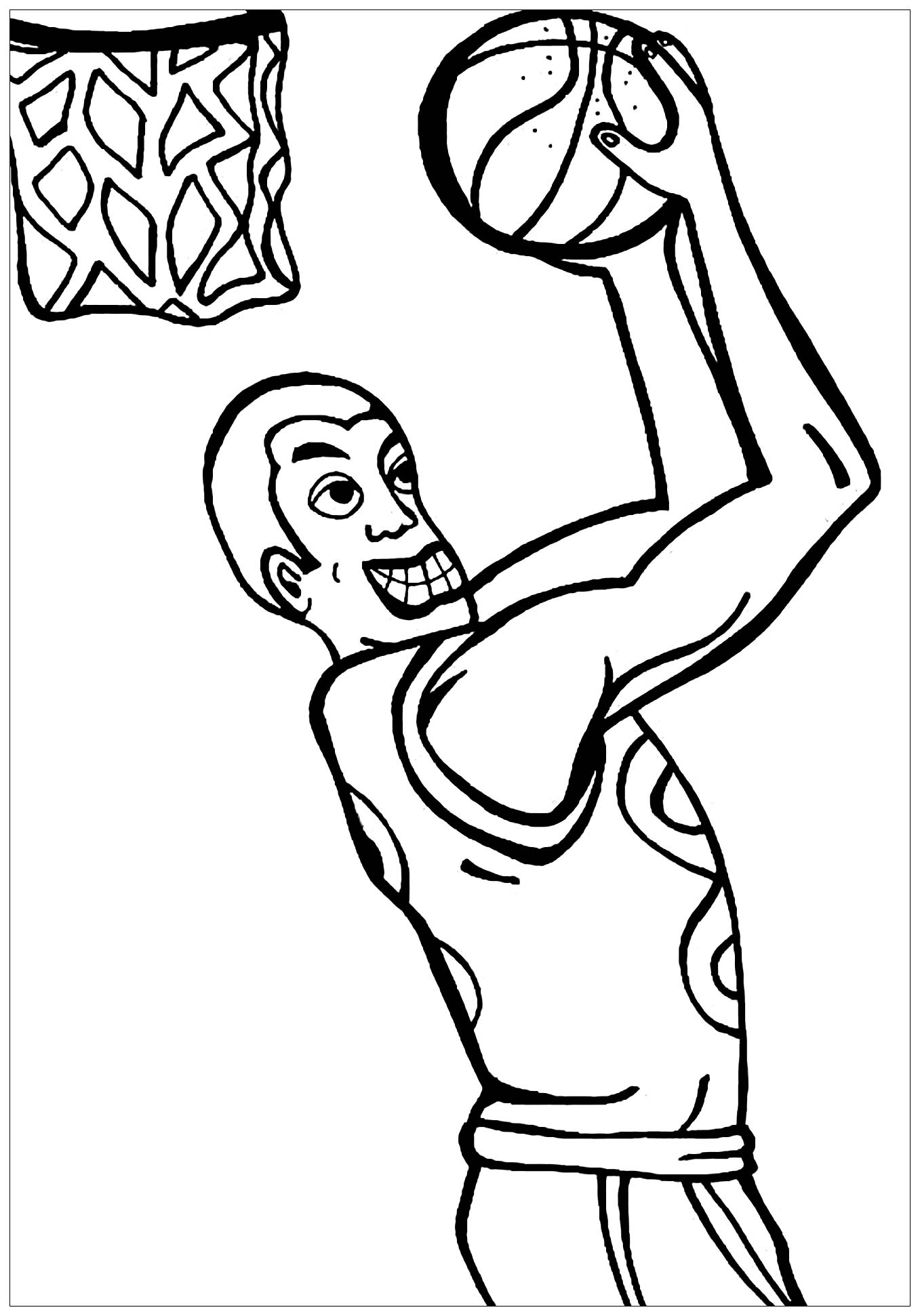 61 Basketball Players Coloring Pages 40