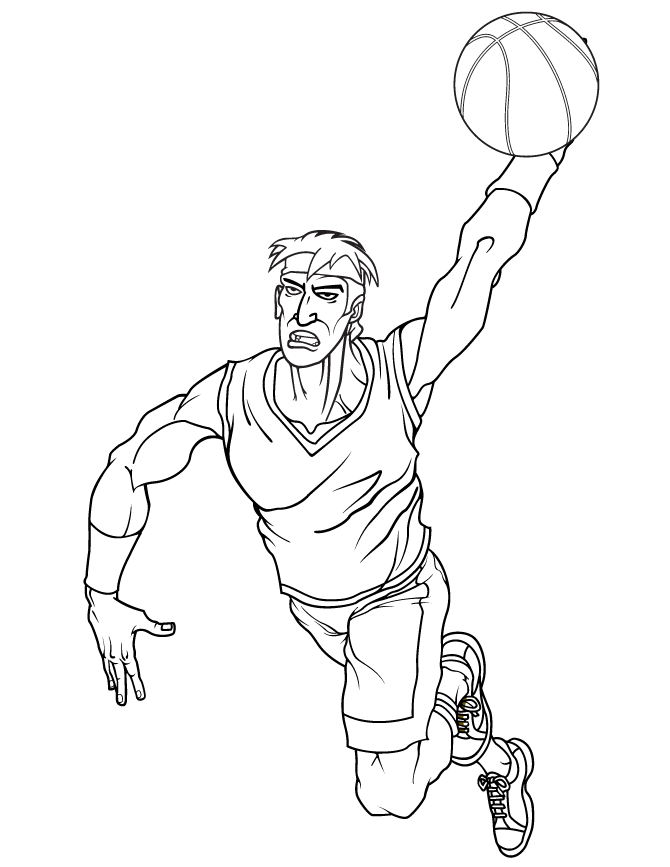 61 Basketball Players Coloring Pages 41