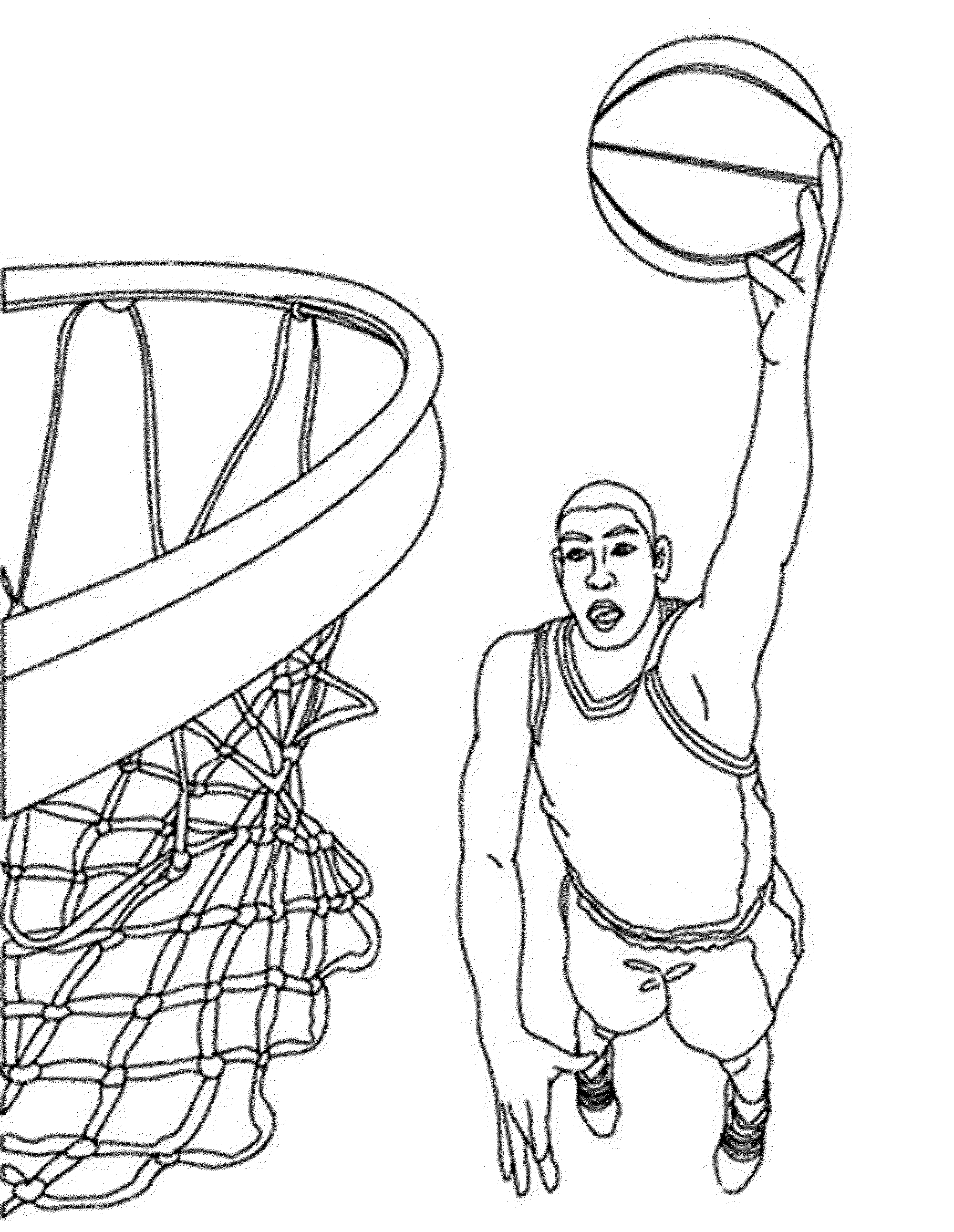 61 Basketball Players Coloring Pages 5