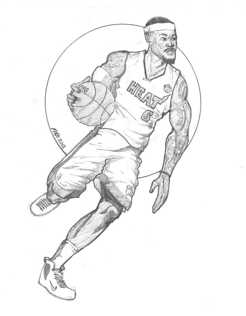 61 Basketball Players Coloring Pages 50