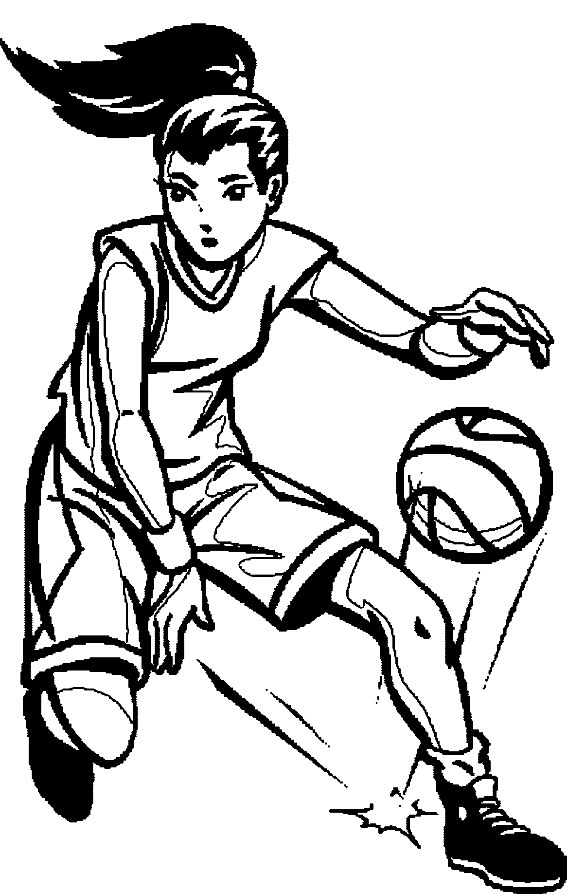 61 Basketball Players Coloring Pages 53