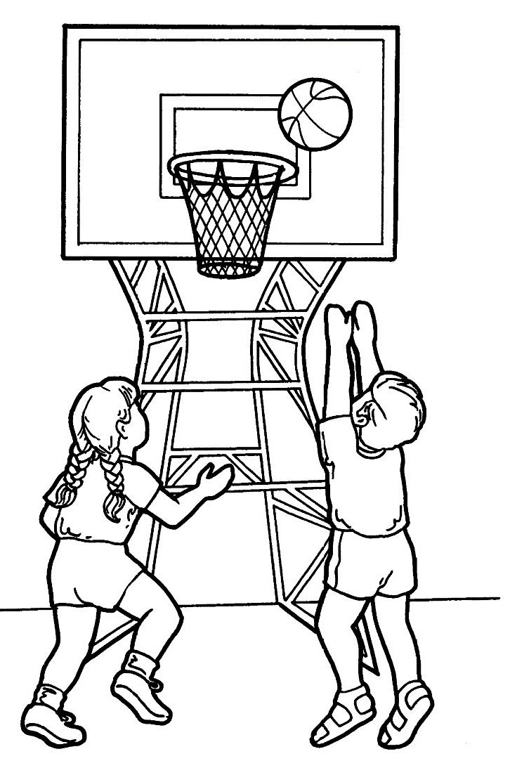 61 Basketball Players Coloring Pages 59
