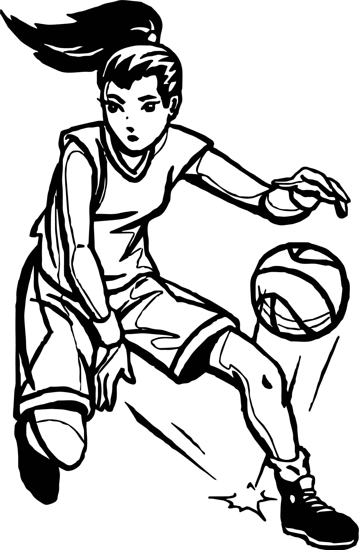 61 Basketball Players Coloring Pages 6