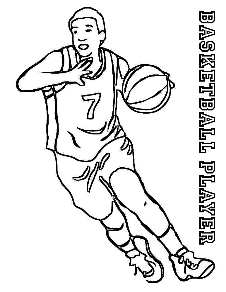 61 Basketball Players Coloring Pages 61