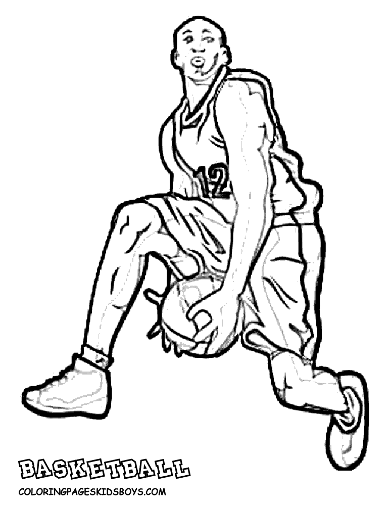 61 Basketball Players Coloring Pages 62