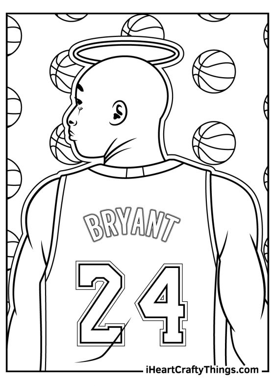 61 Basketball Players Coloring Pages 63