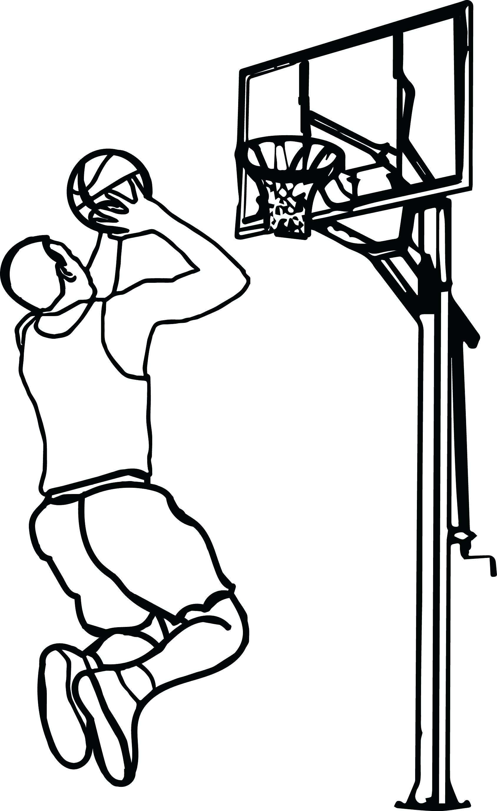 61 Basketball Players Coloring Pages 7