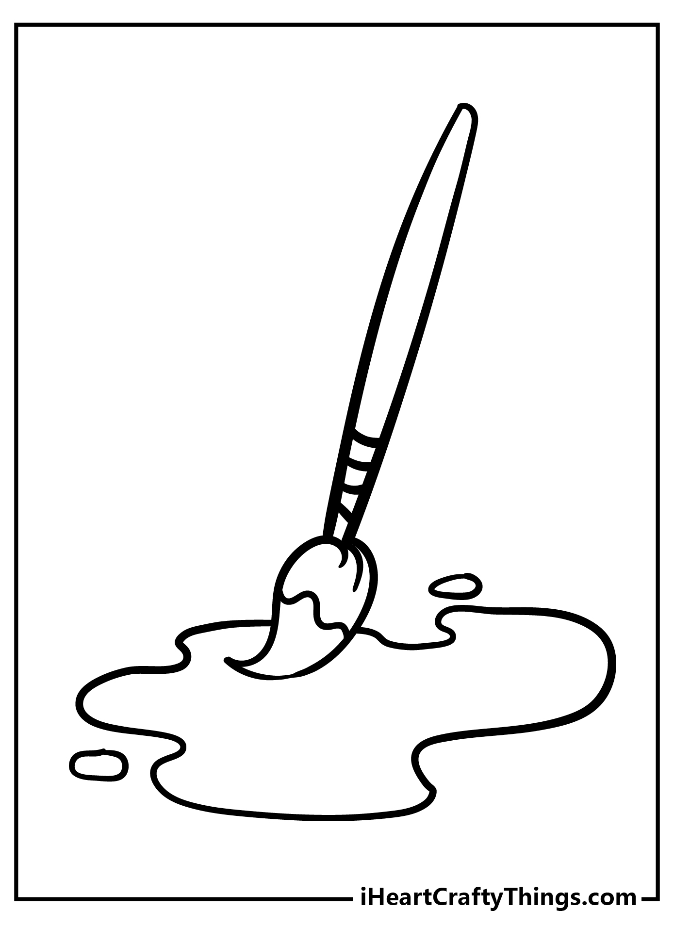 63 Paint Brushes Coloring Pages 10