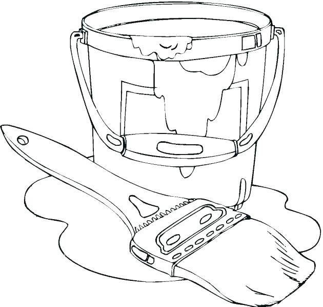 63 Paint Brushes Coloring Pages 18