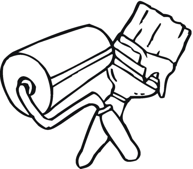 63 Paint Brushes Coloring Pages 25