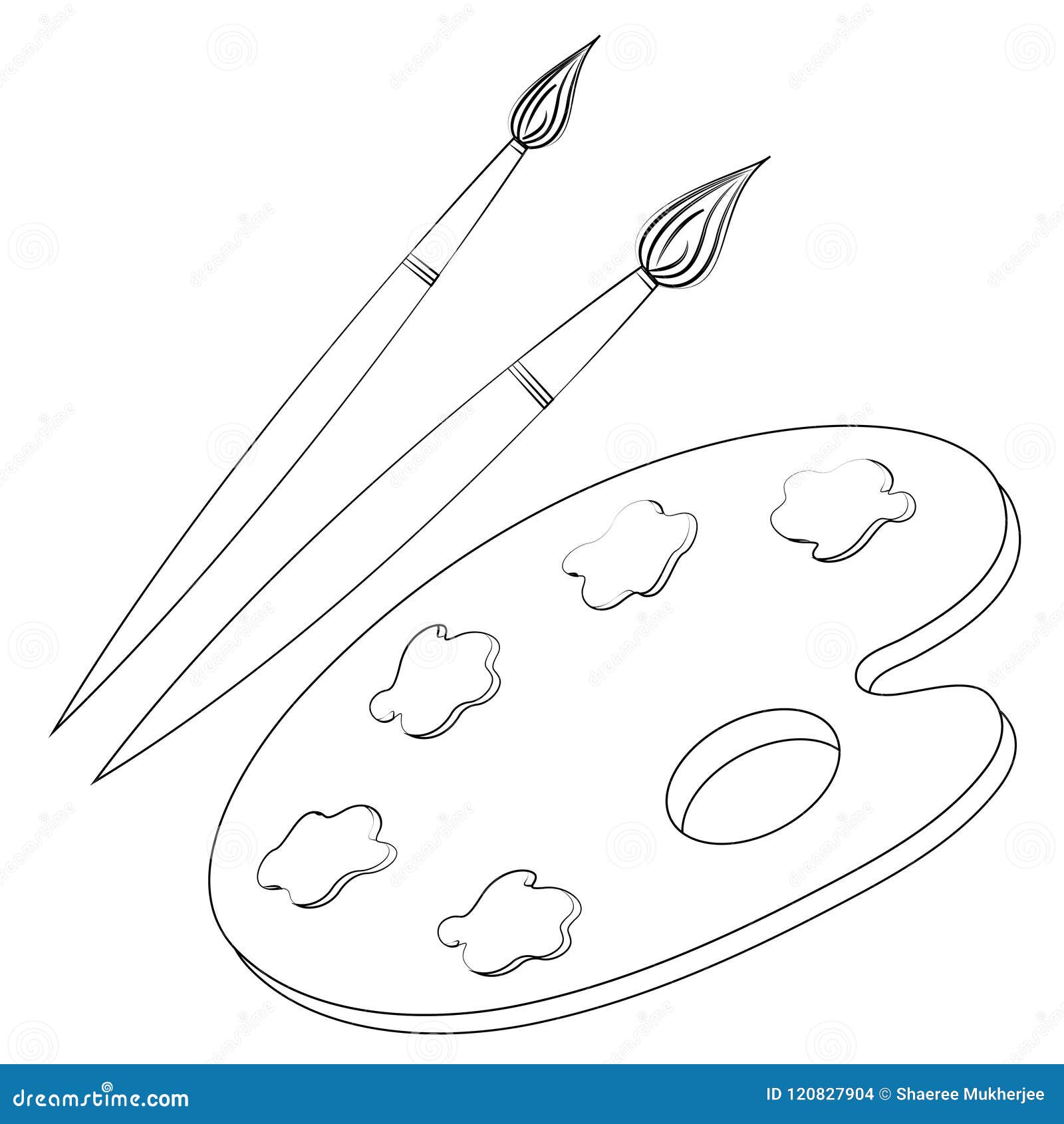 63 Paint Brushes Coloring Pages 27