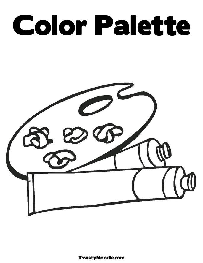 63 Paint Brushes Coloring Pages 31