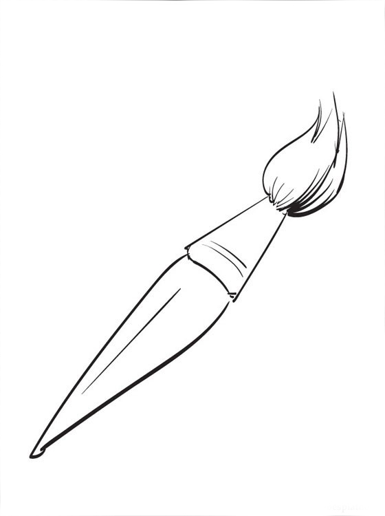 63 Paint Brushes Coloring Pages 43