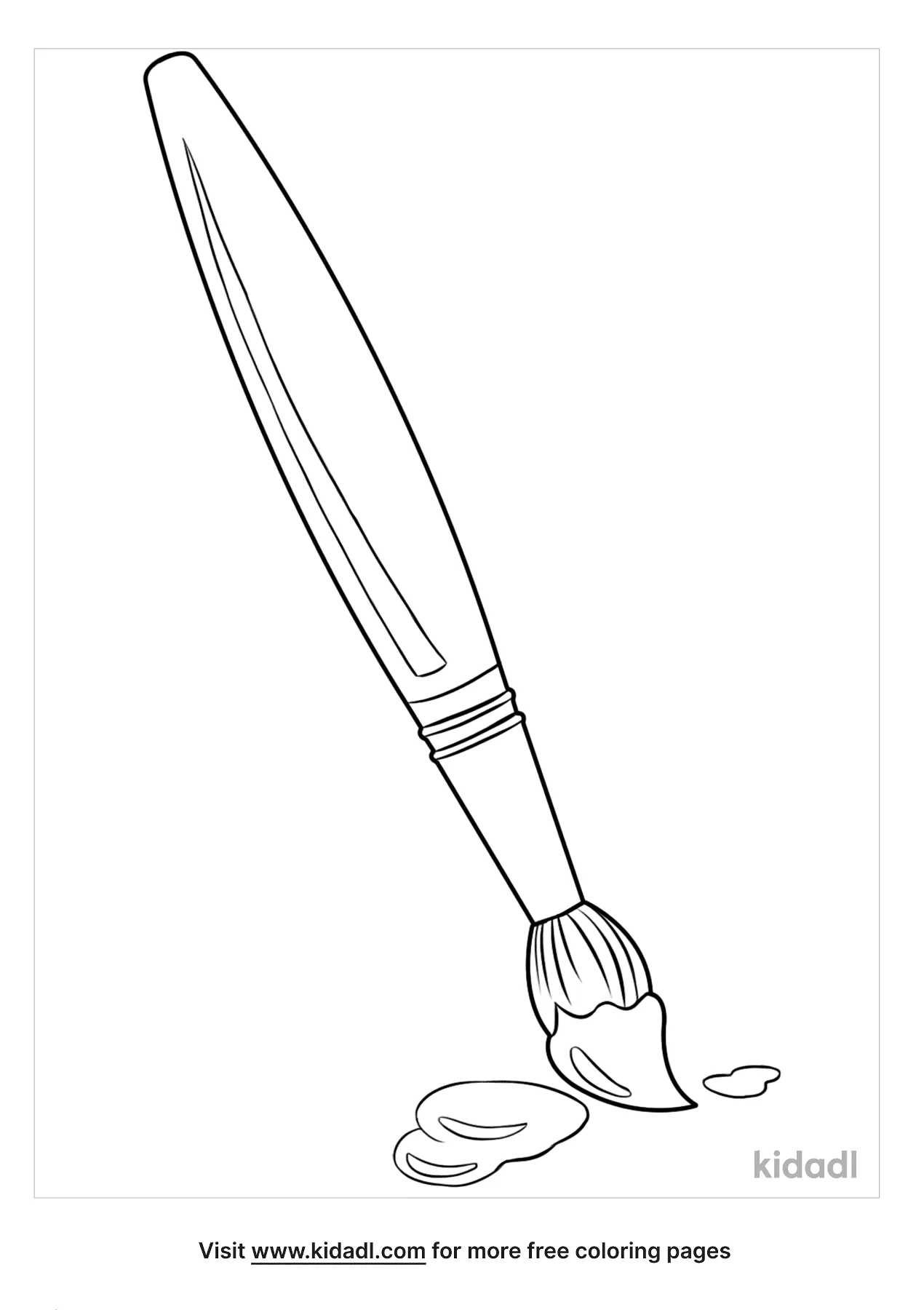 63 Paint Brushes Coloring Pages 59