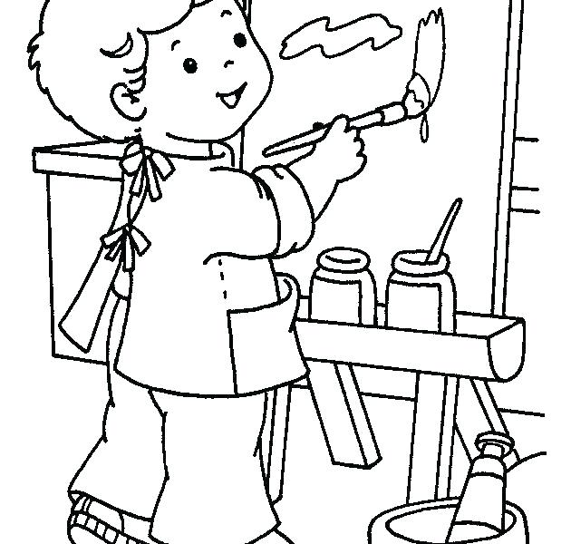63 Paint Brushes Coloring Pages 63
