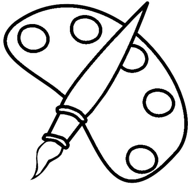 63 Paint Brushes Coloring Pages 7