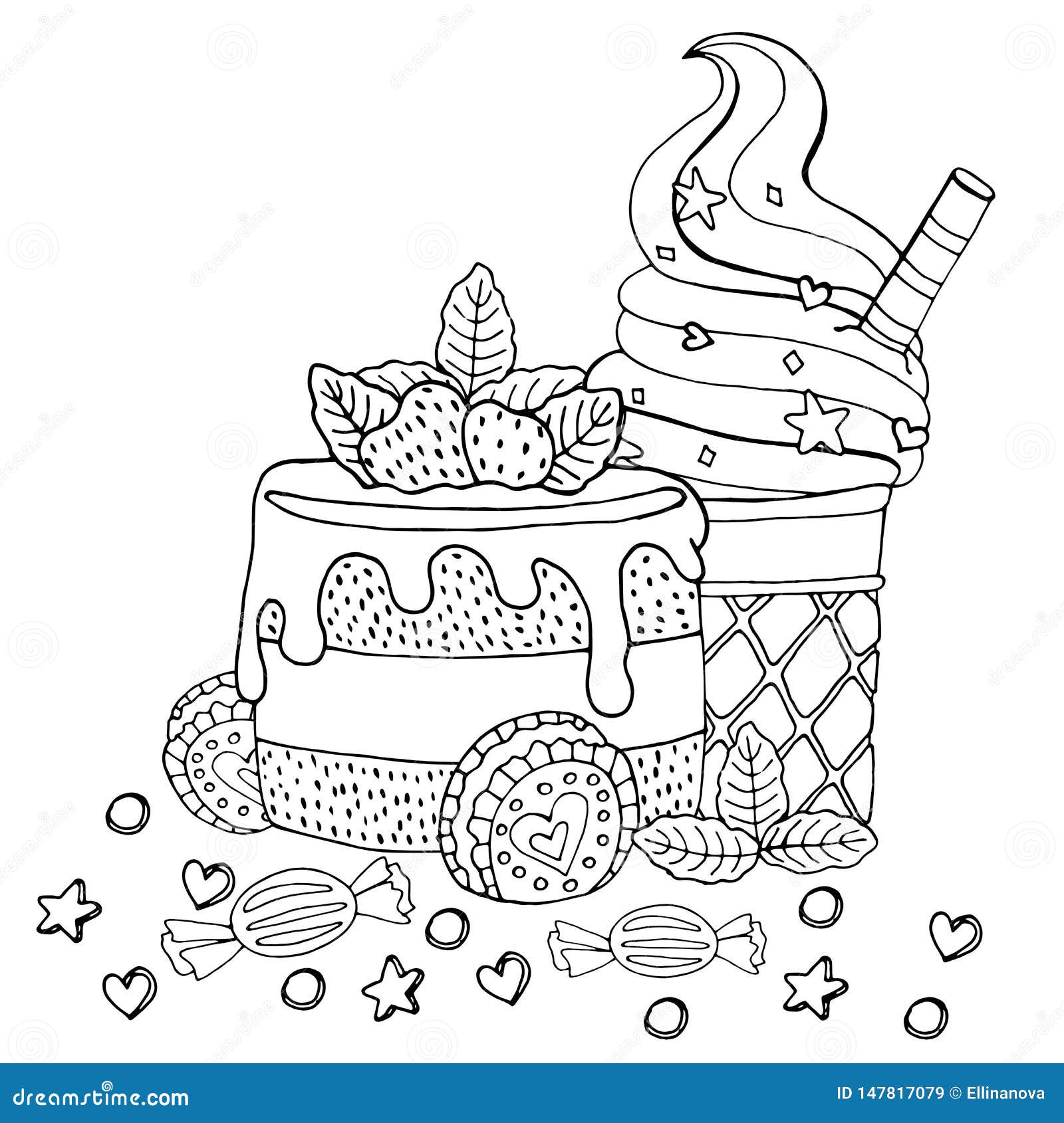 63 Unicorn Cake Coloring Pages 24