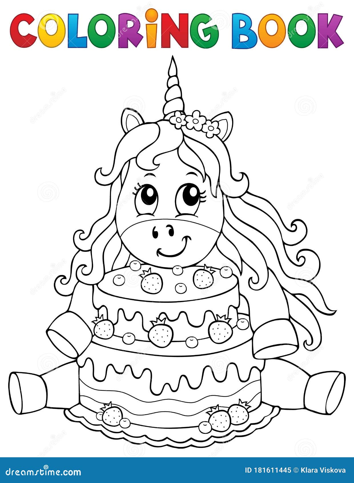 63 Unicorn Cake Coloring Pages 26