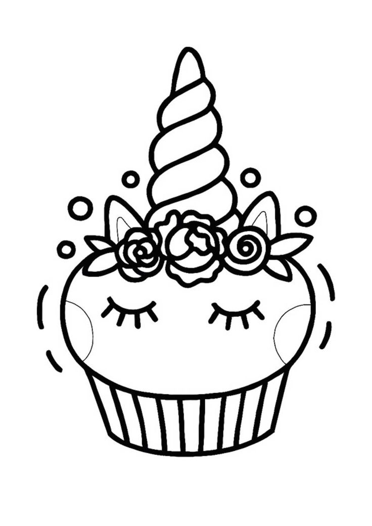 63 Unicorn Cake Coloring Pages 37