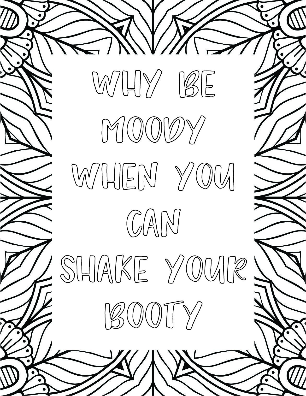 64 Motivational Quotes Coloring Pages 11