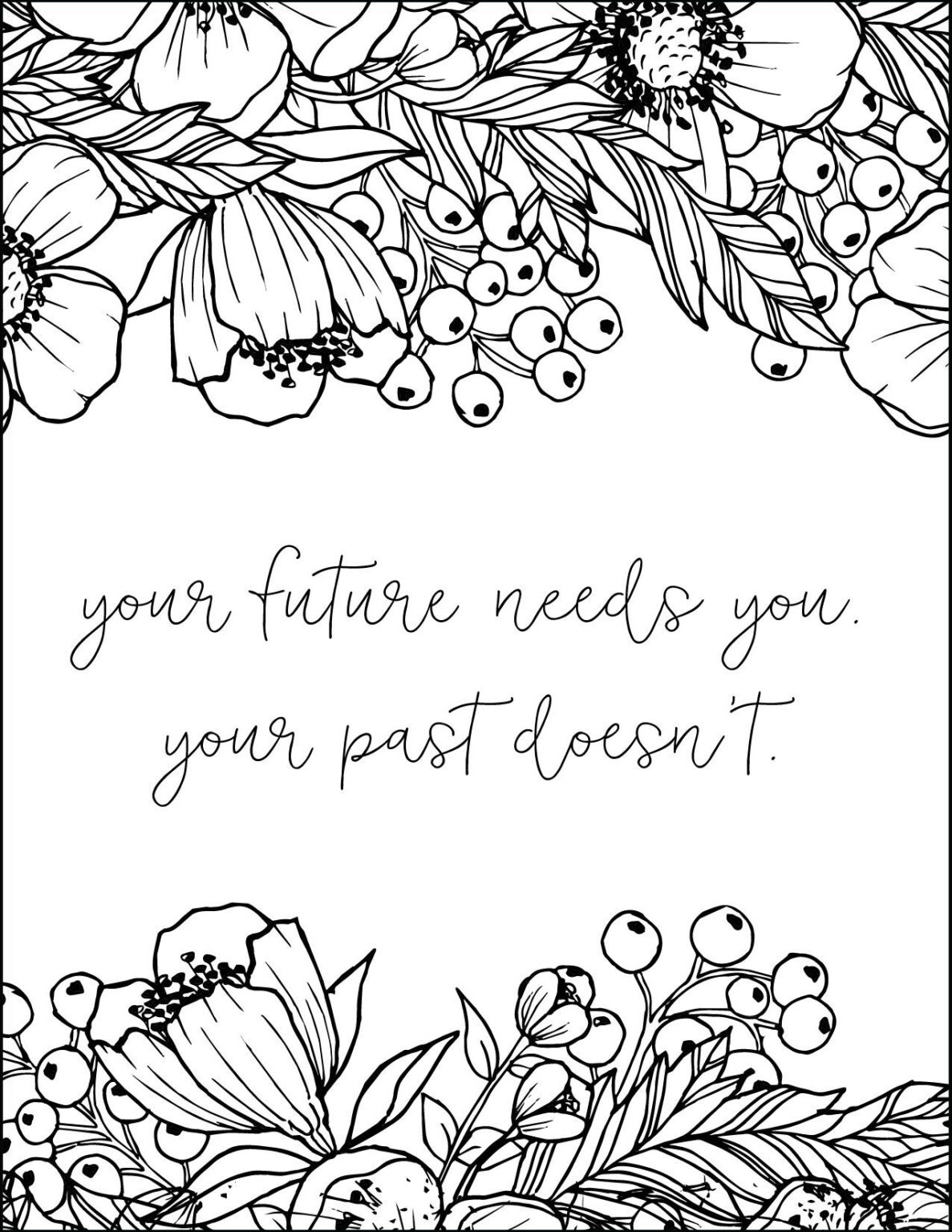 64 Motivational Quotes Coloring Pages 21