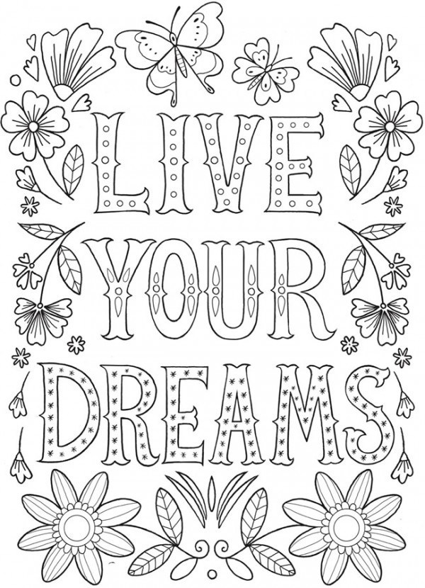 64 Motivational Quotes Coloring Pages 29