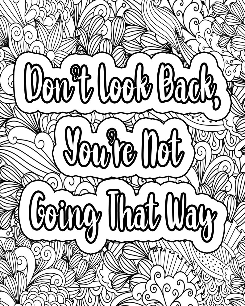 64 Motivational Quotes Coloring Pages 44
