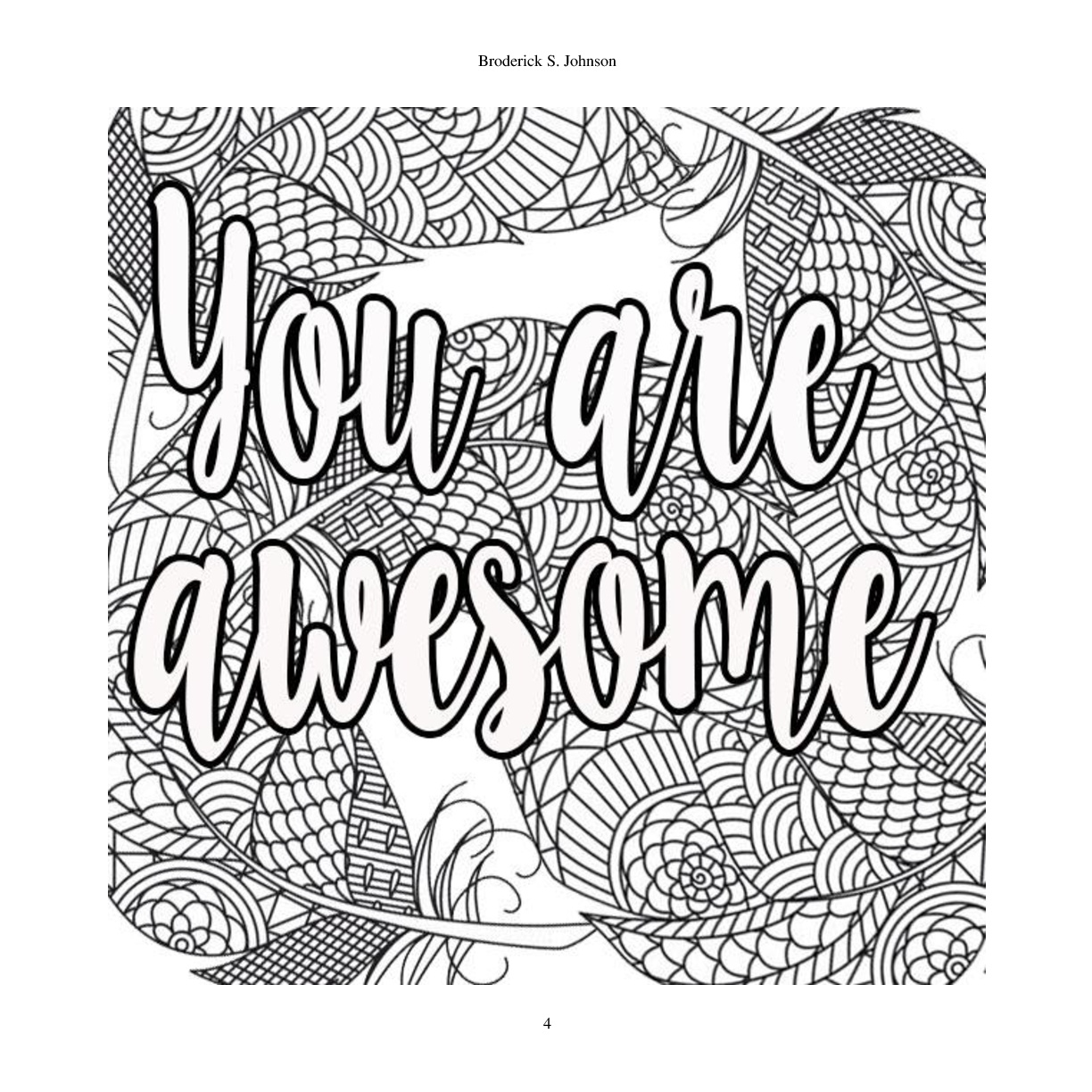 64 Motivational Quotes Coloring Pages 47