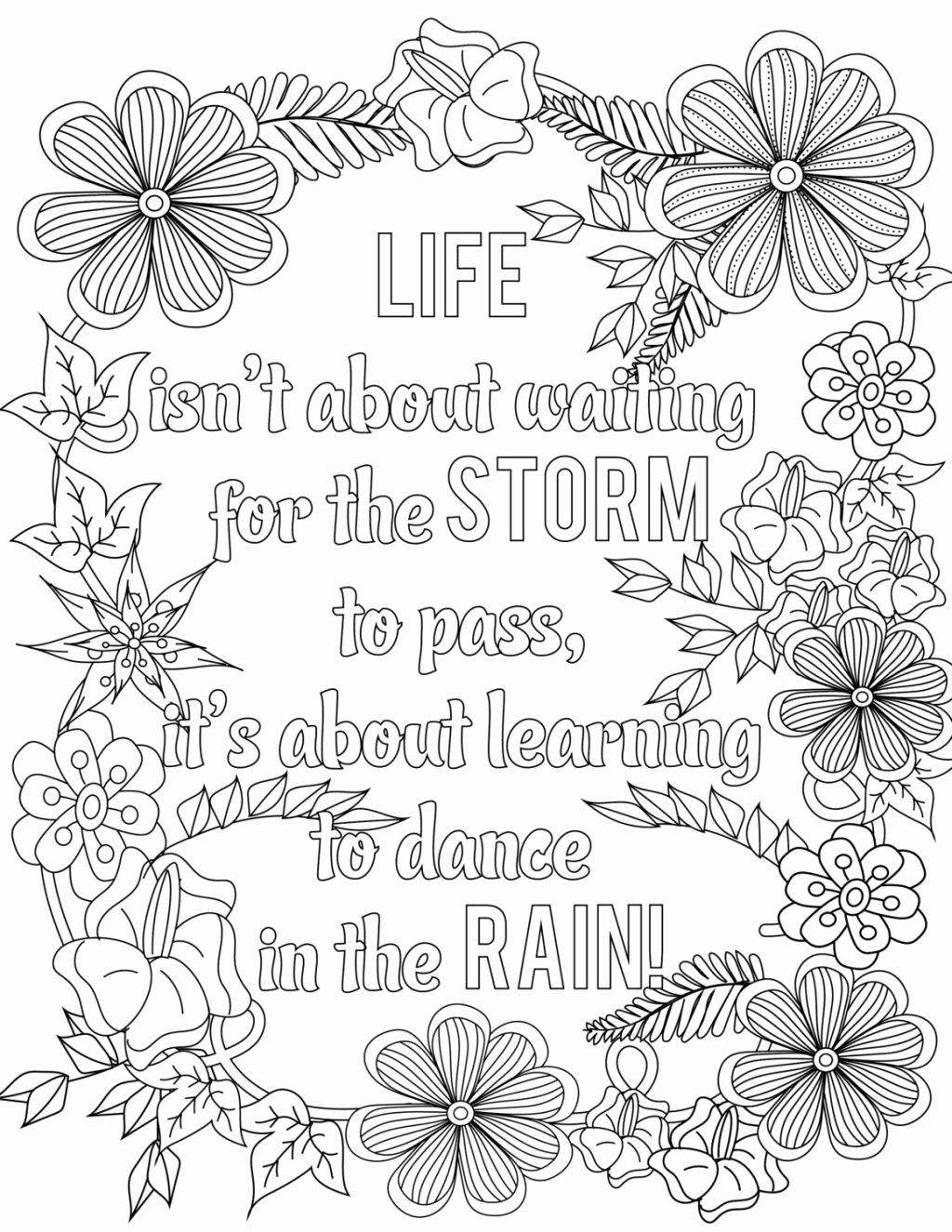 64 Motivational Quotes Coloring Pages 53