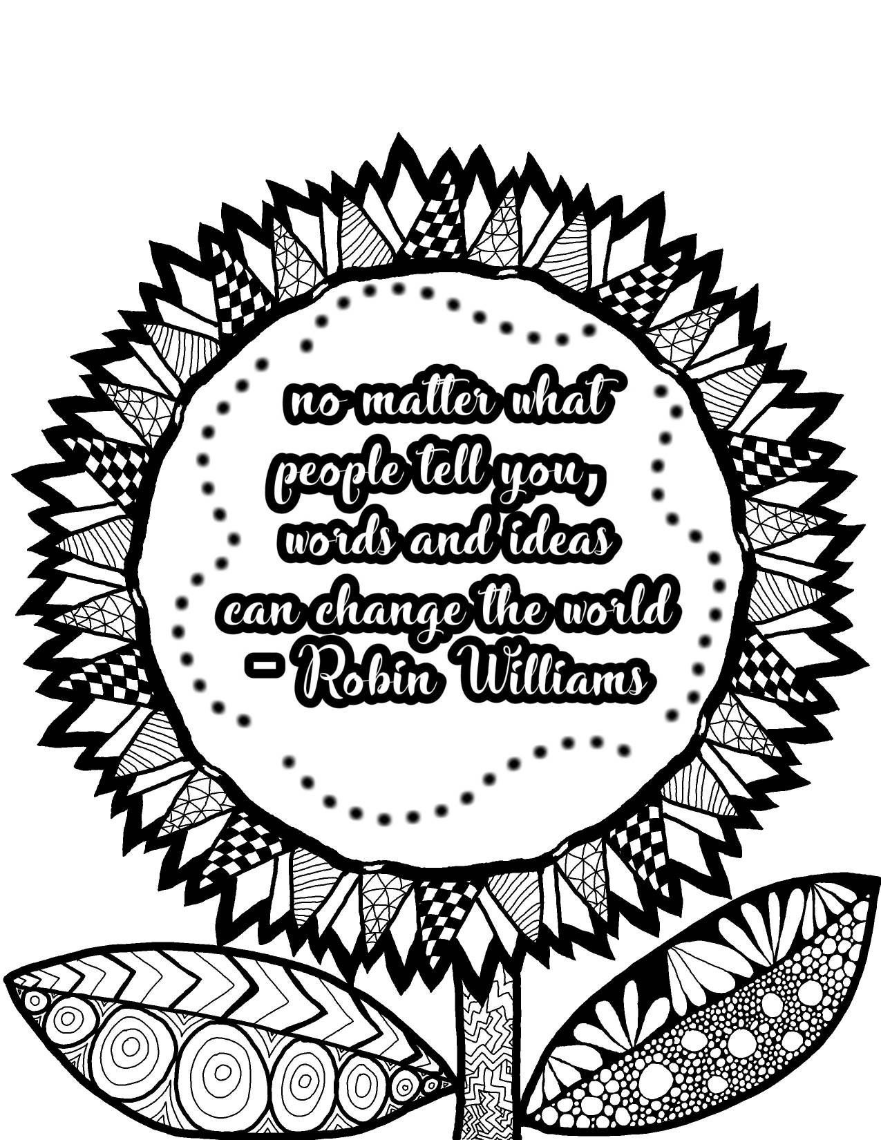 64 Motivational Quotes Coloring Pages 57