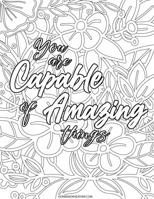 64 Motivational Quotes Coloring Pages 62