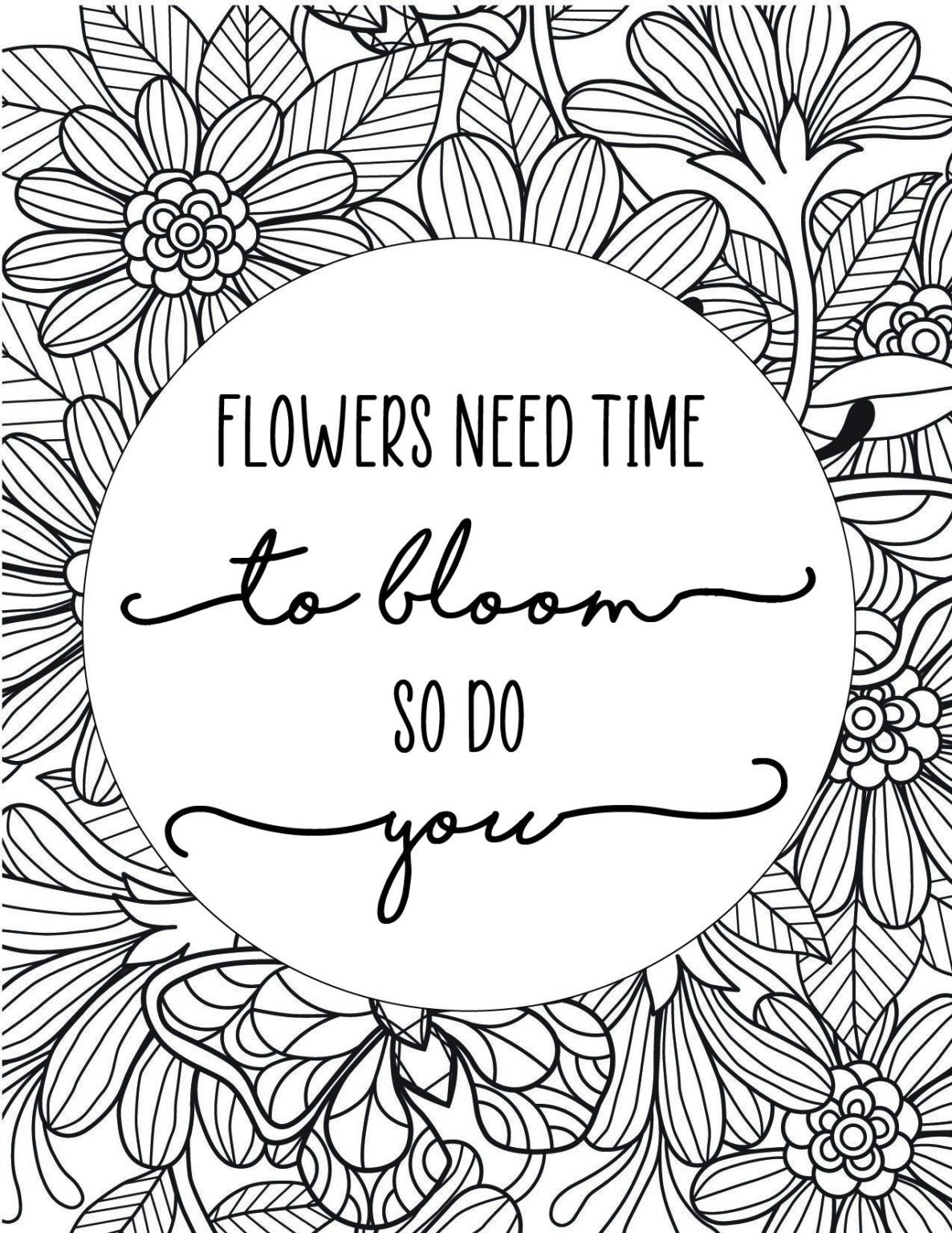 64 Motivational Quotes Coloring Pages 9