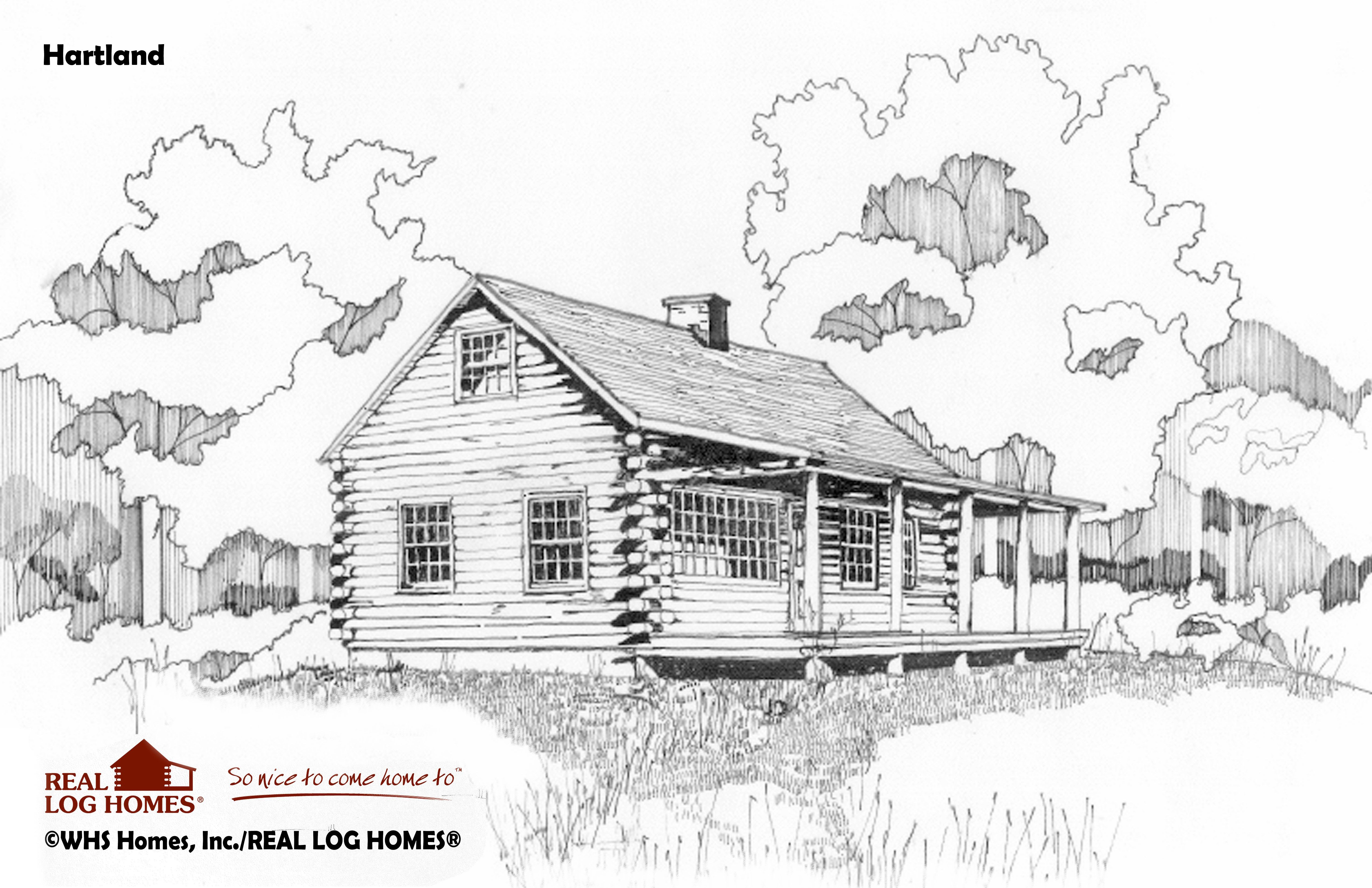 65 Log Cabin Coloring Page 16