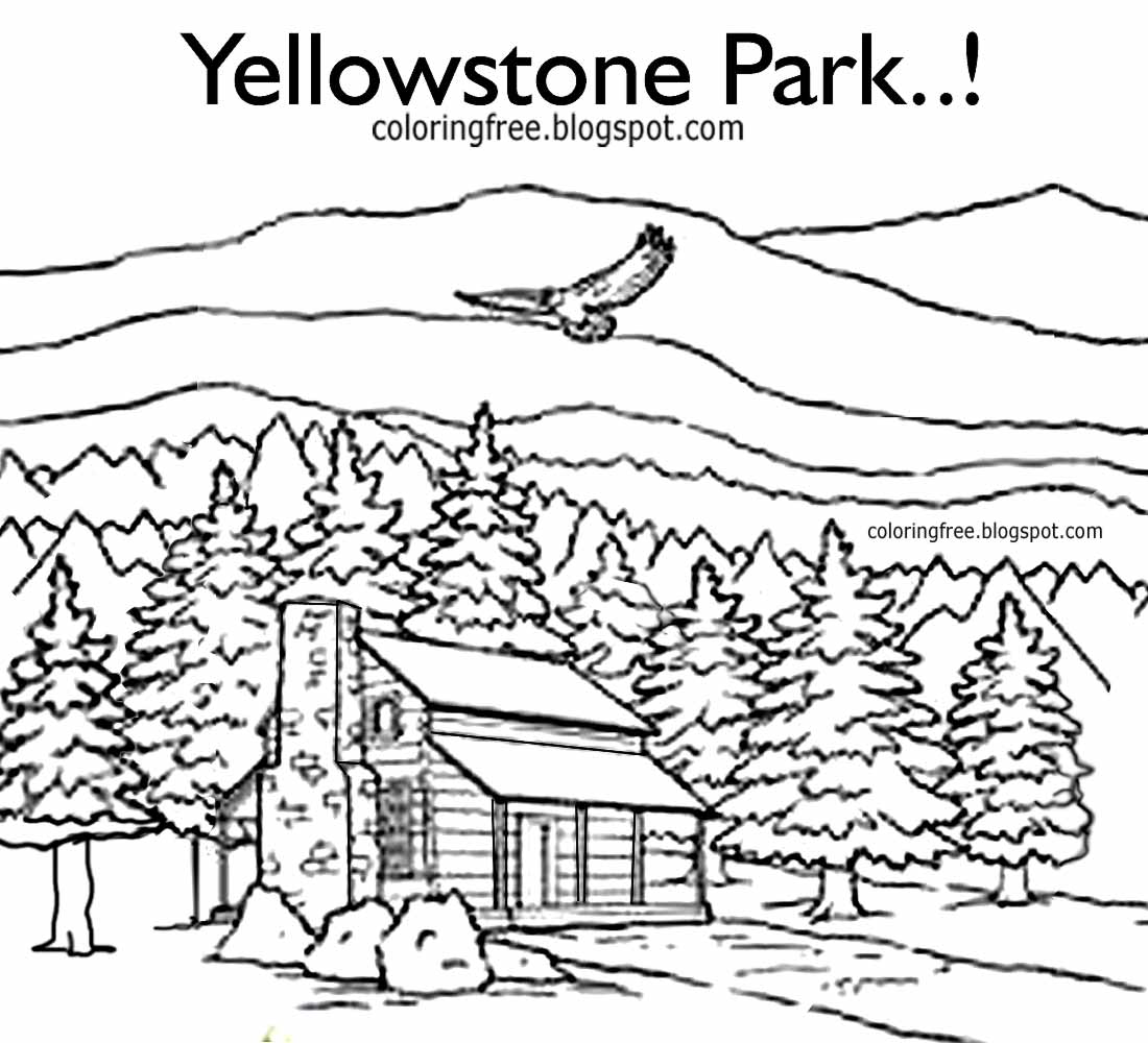 65 Log Cabin Coloring Page 47