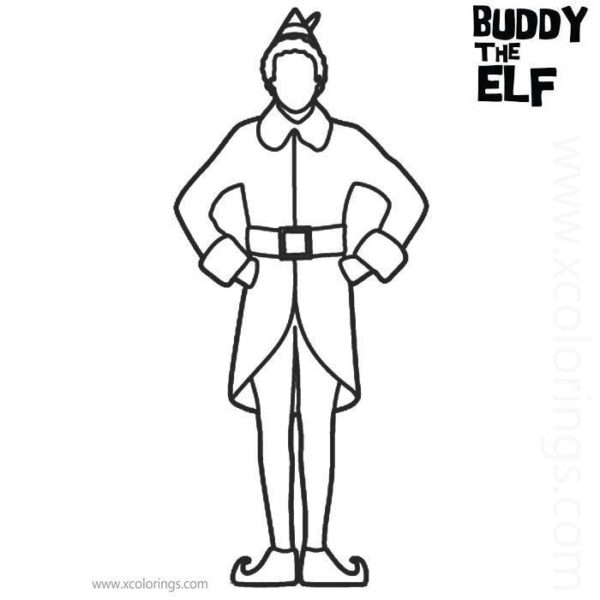 90 Elf Movie Coloring Pages 1