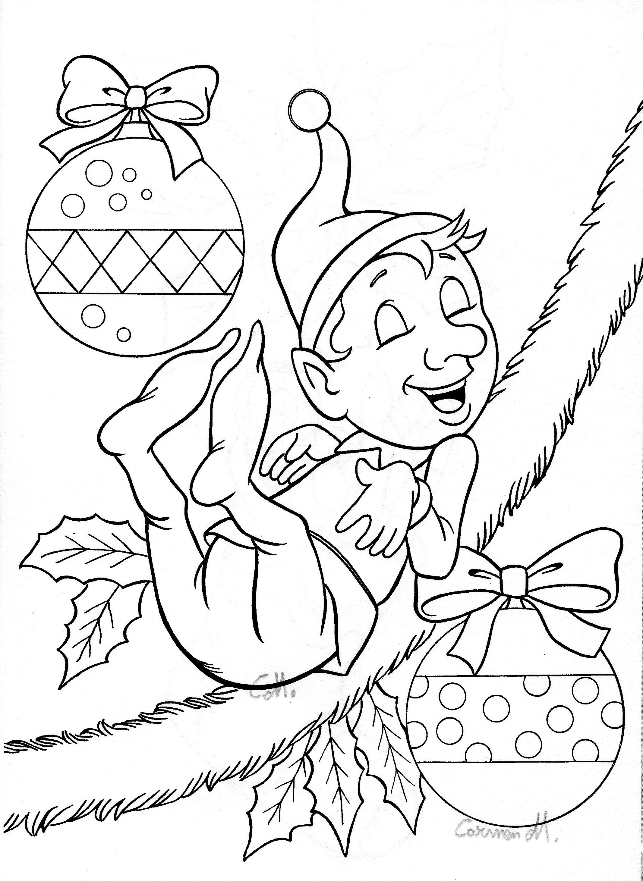 90 Elf Movie Coloring Pages 24