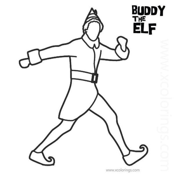 90 Elf Movie Coloring Pages 3
