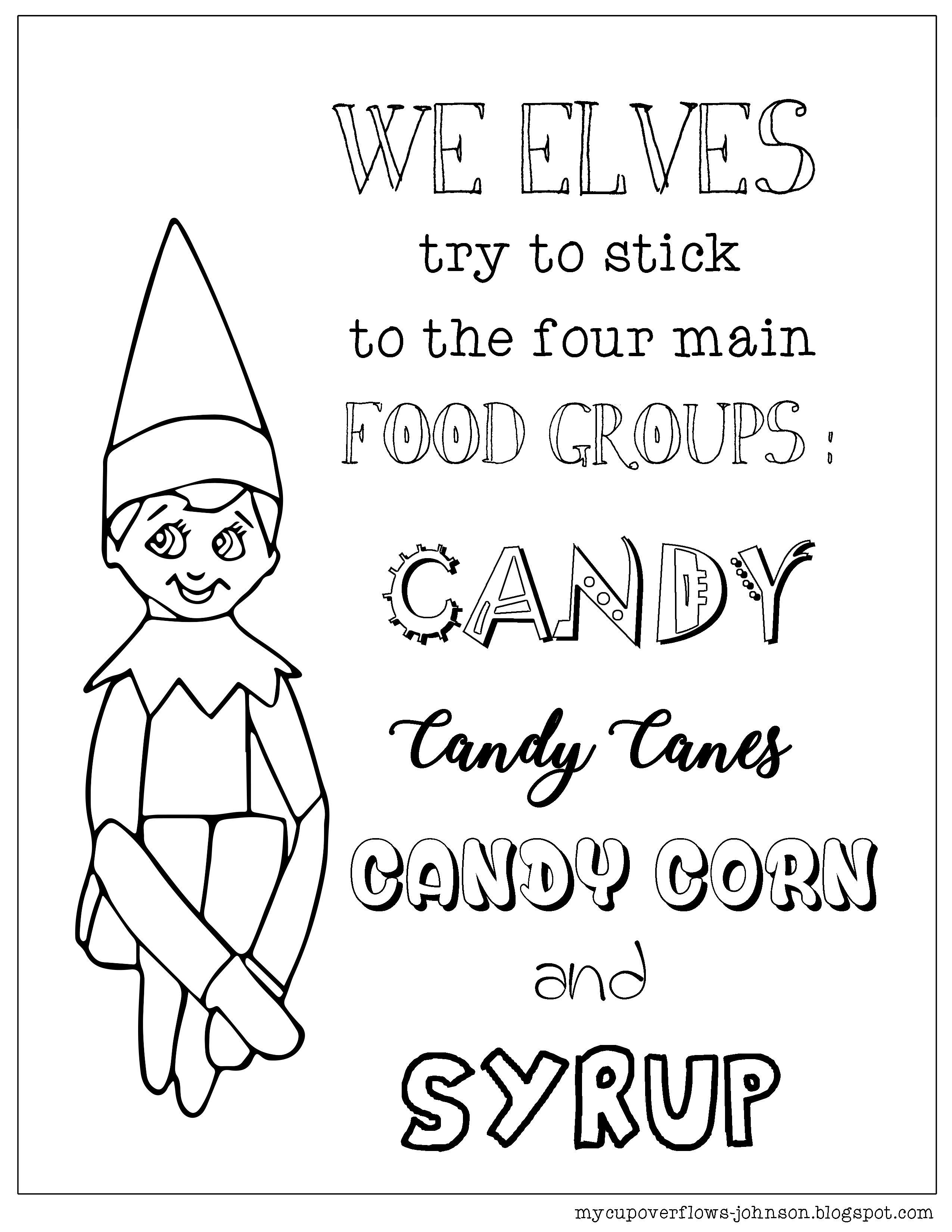 90 Elf Movie Coloring Pages 41