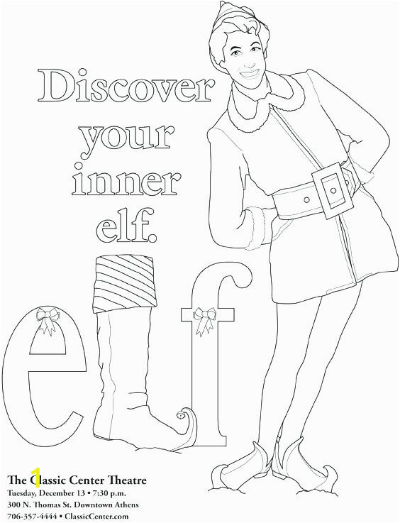 90 Elf Movie Coloring Pages 6
