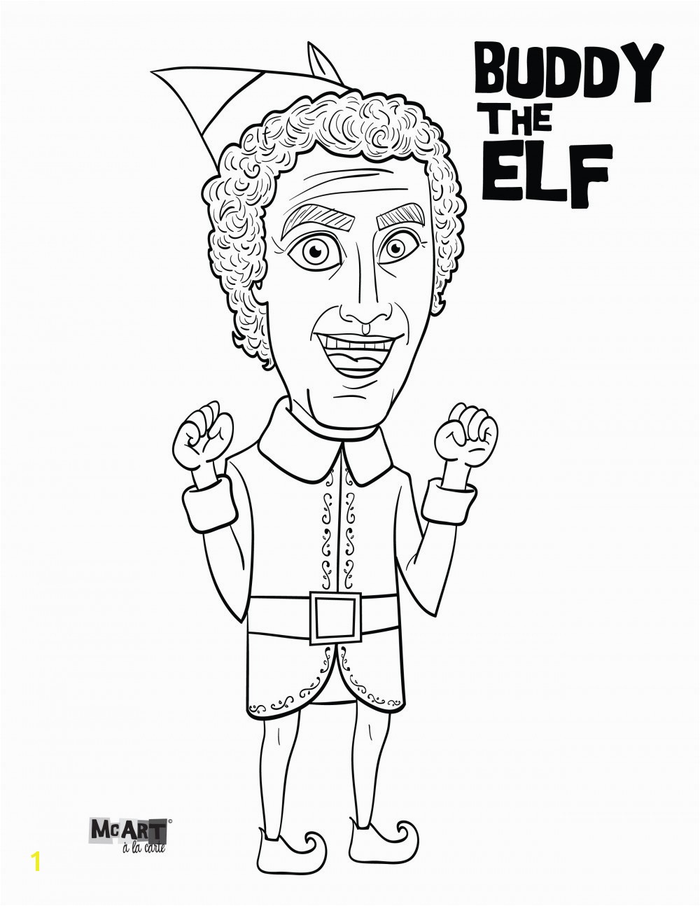 90 Elf Movie Coloring Pages 7