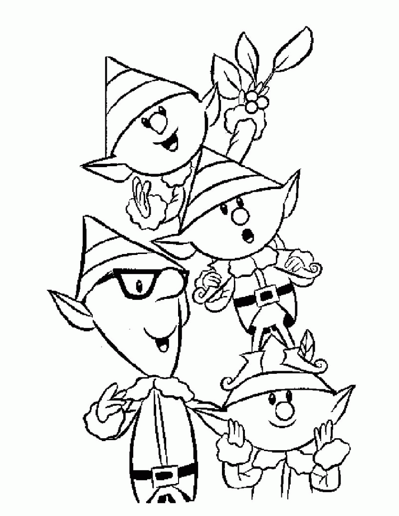90 Elf Movie Coloring Pages 8